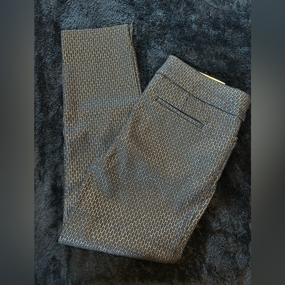 Chico’s So Slimming 360 Brigitte Leg Pants OOP 2 Petite NWT Blue & silver - Picture 3 of 4